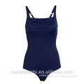 Top quality one piece design dark blue sexy women swimwear